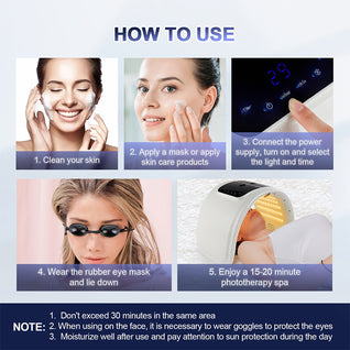 U-Beam 7 Colour LED Light Therapy Facial Beauty System